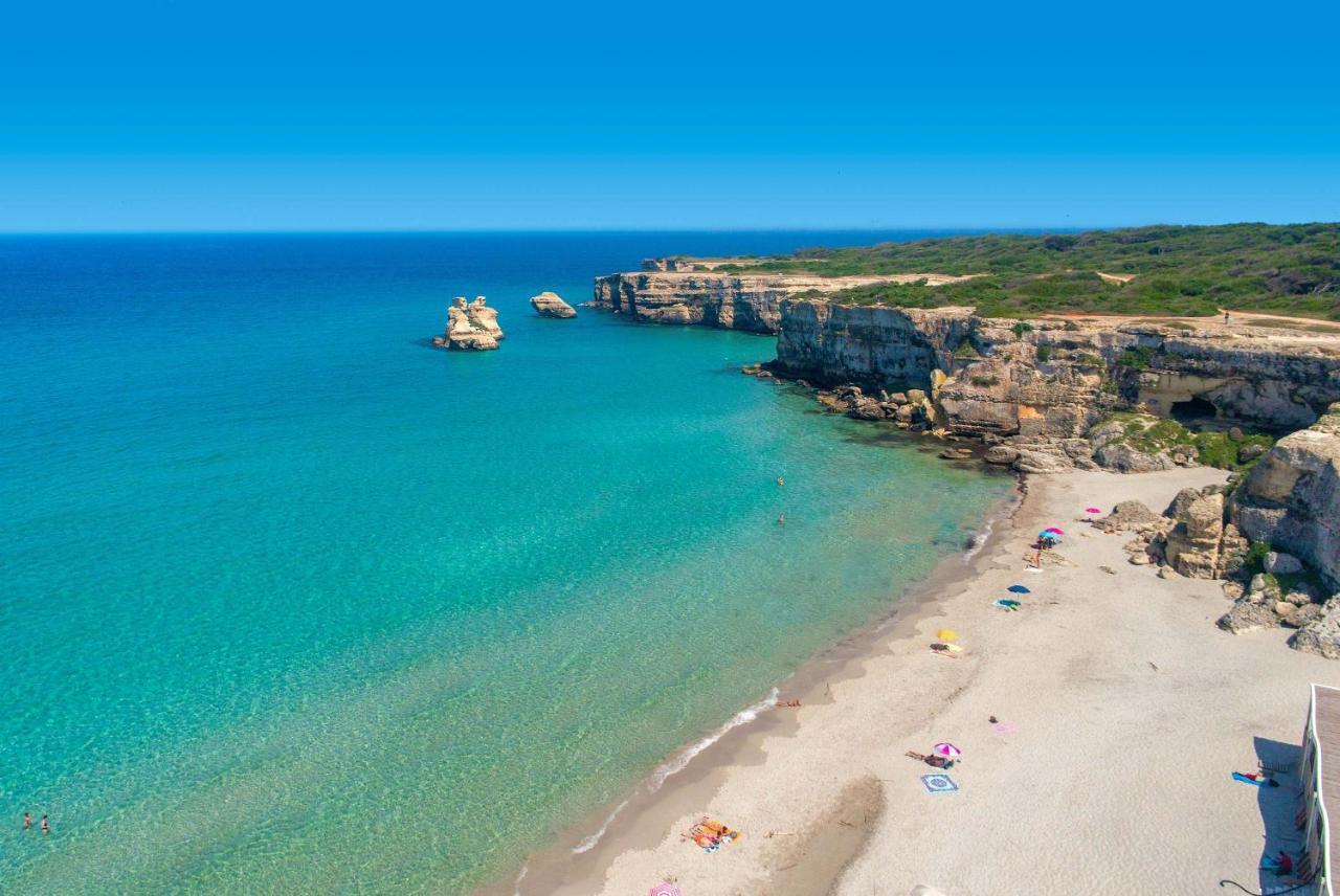 Villetta Chiara Blu By Barbarhouse Torre dell'Orso Bagian luar foto
